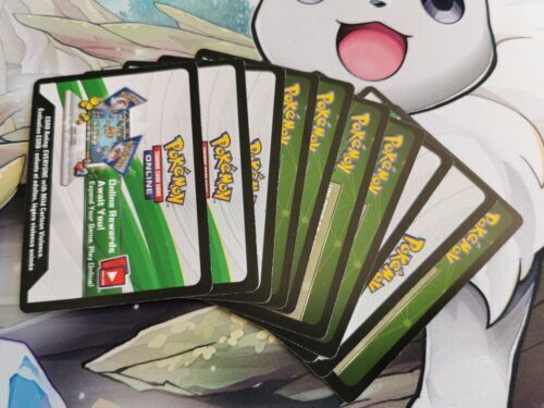 Pokemon Online Code cards  x 50 different set available