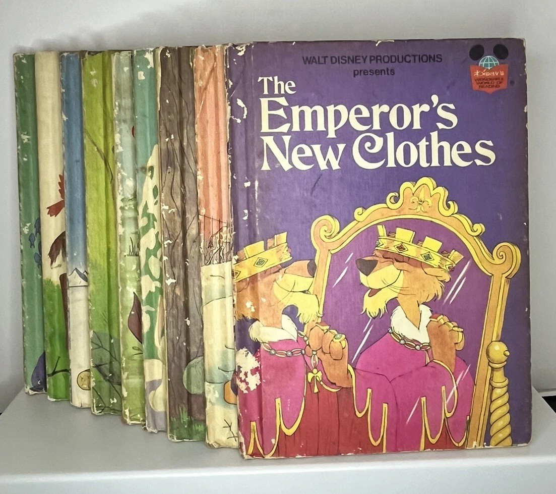 1970’s/1980’s Walt Disney Vintage Hardcover Books Original Story Set Of 9 Books 1970’s/1980’s Walt Disney Vintage Hardcover Books Original Story Set Of 9 Books