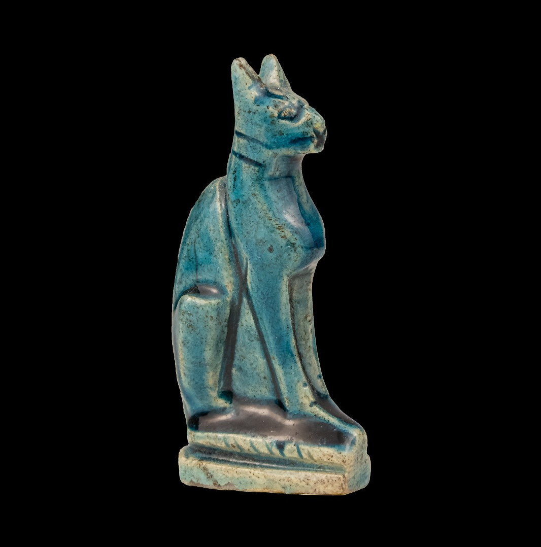 Egyptian Artifacts Unique Authentic Pharaonic Statue Of Egyptian Goddess Bastet