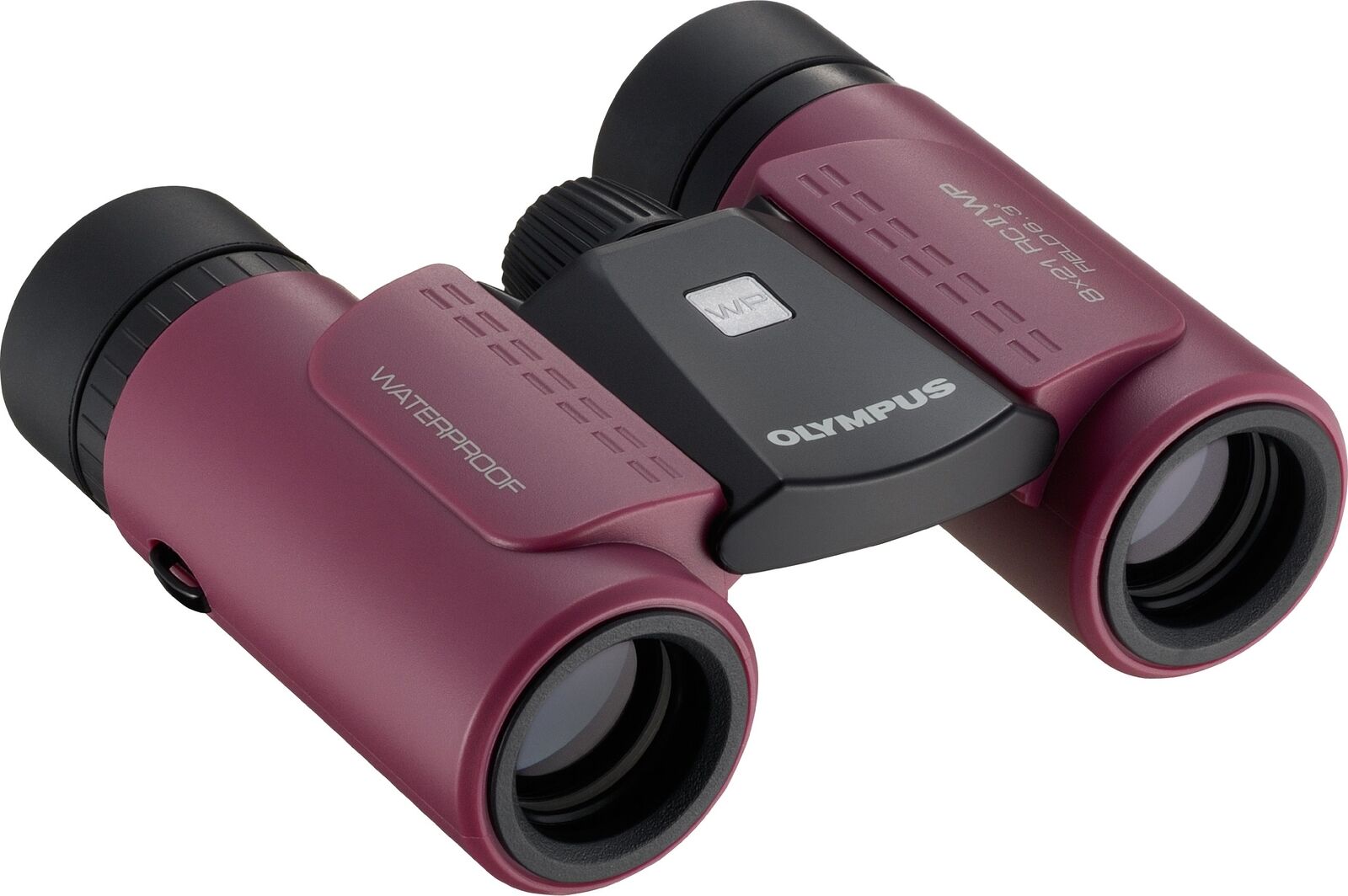 Olympus Binoculars Small Lightweight Waterproof Magenta FBA_8x21 RC II WP