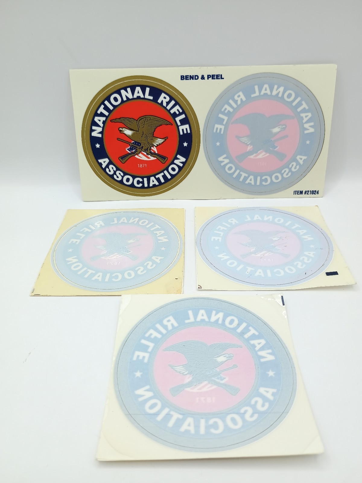 Vtg NOS New Old Stock 3” National Rifle Association Window Sticker Decal (5) Vtg NOS New Old Stock 3” National Rifle Association Window Sticker Decal (5)