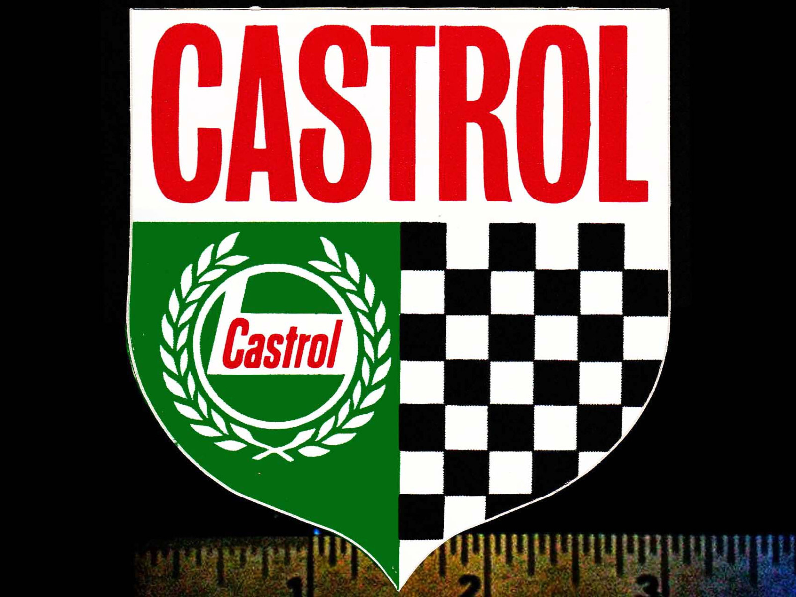 CASTROL Motor Oil Shield - Original Vintage 1960’s 70’s Racing Decal/Sticker CASTROL Motor Oil Shield - Original Vintage 1960’s 70’s Racing Decal/Sticker