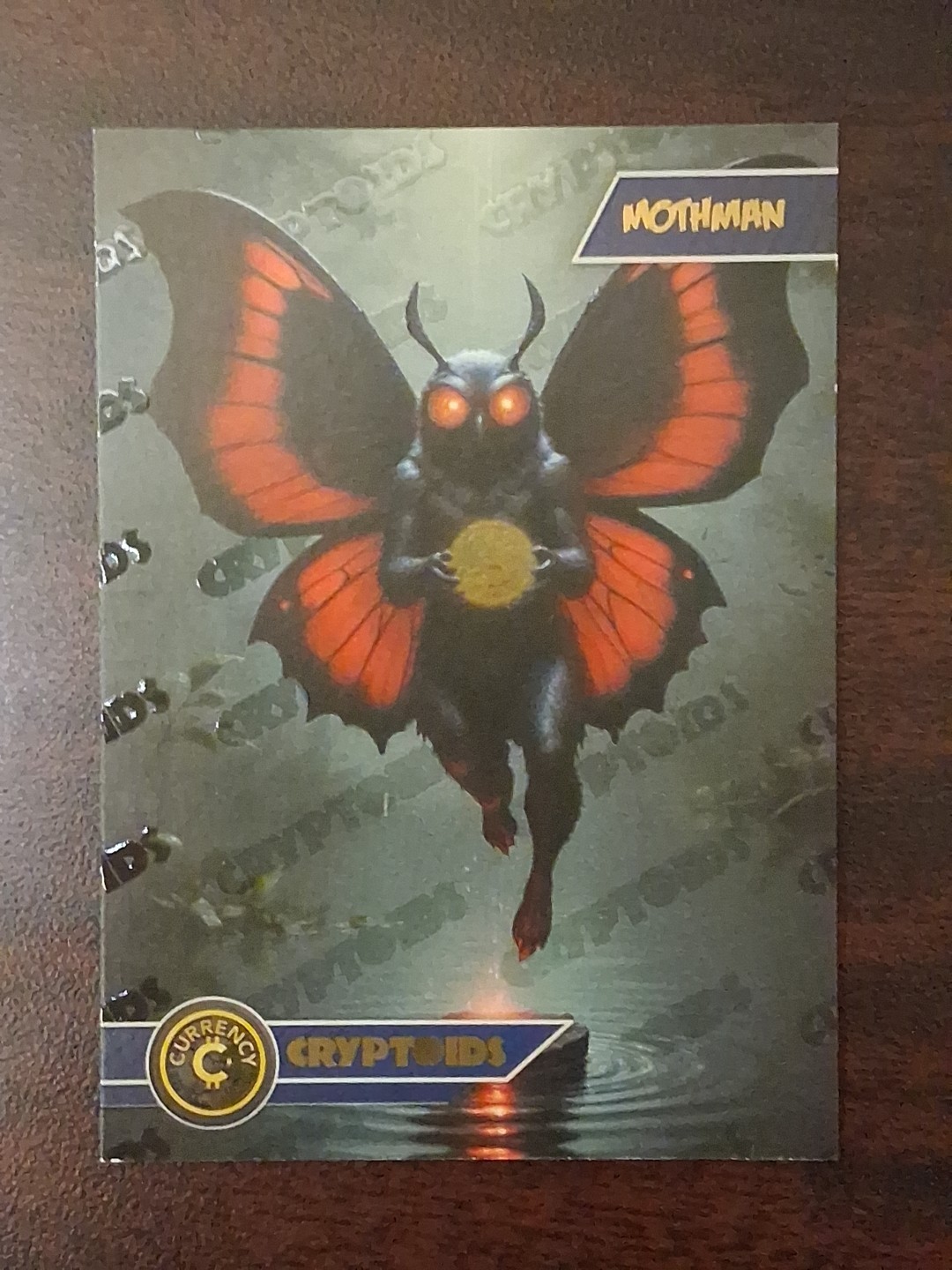 Mothman - CPT-06 - Cardsmiths: Space Cryptoids ARTIST PROOF SSP Mothman - CPT-06 - Cardsmiths: Space Cryptoids ARTIST PROOF SSP