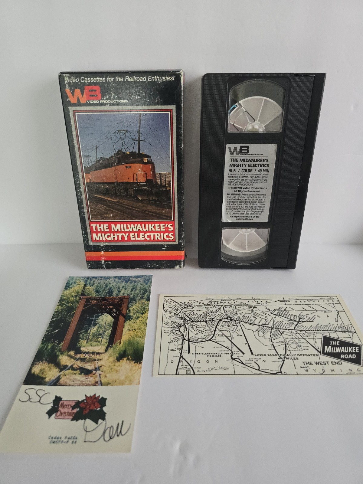 The California Zephyr VHS Green Frog Emery Gulash Railroad Train Video