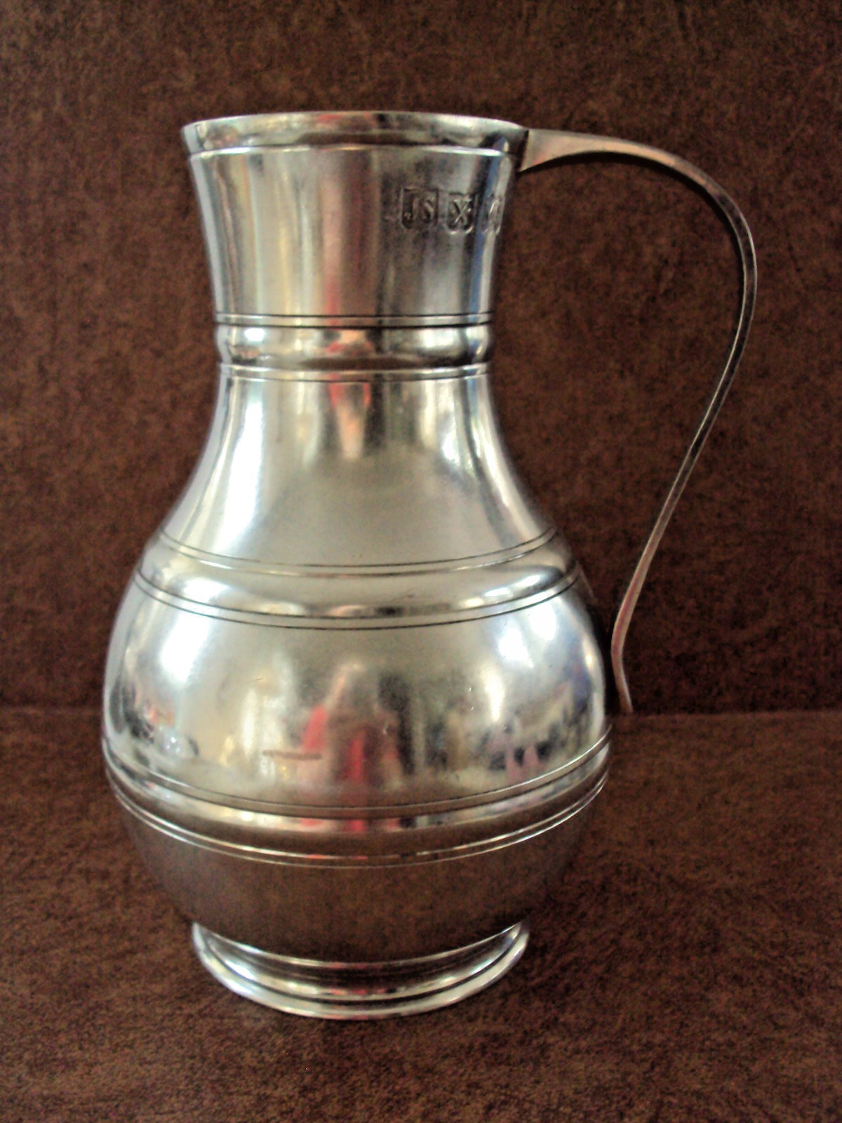 Vintage John Somers Pitcher in Bright Finish - Very Good Condition