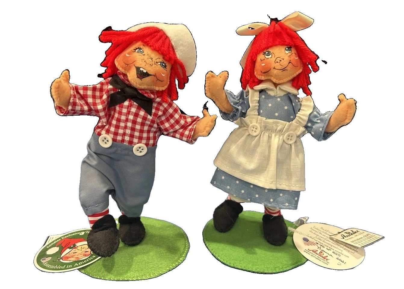 Annalee Raggedy Ann & Andy Limited Edition 250 Exclusive Signed USA