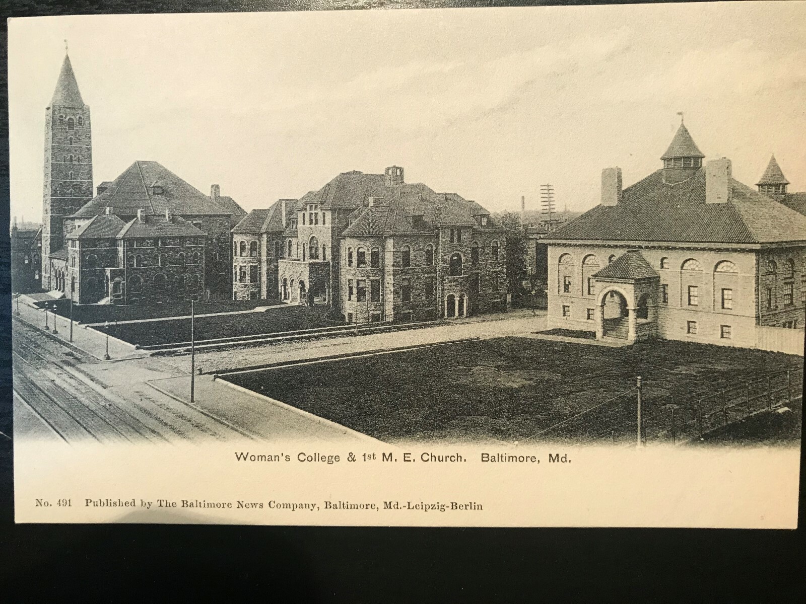 Vintage Postcard 1901-1907 Woman's College 1st M.E. Church Baltimore Maryland Vintage Postcard 1901-1907 Woman's College 1st M.E. Church Baltimore Maryland
