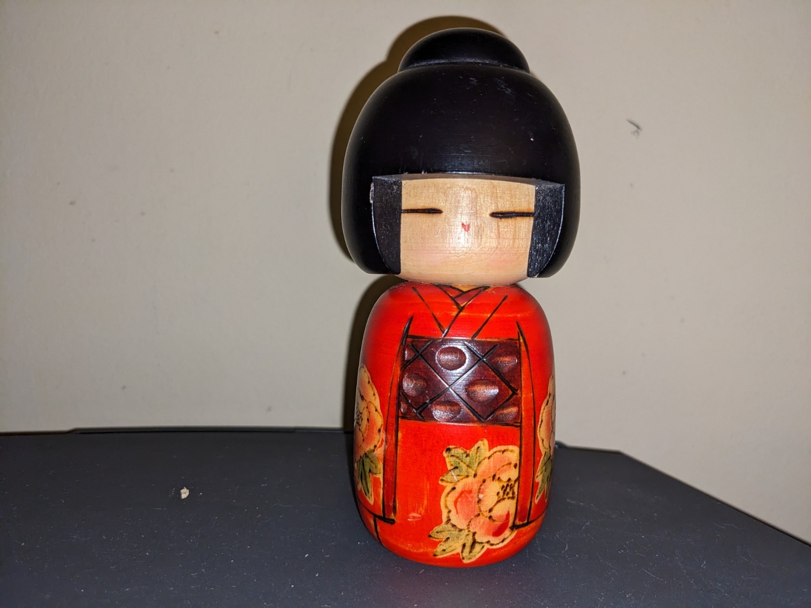 Vintage Creative Sosaku Japanese Kokeshi By Master Sato Suigai 6.25 
