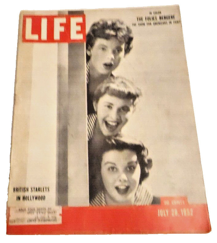 July 28, 1952 LIFE Magazine Historical 1950s Advertising ads  7 27 29