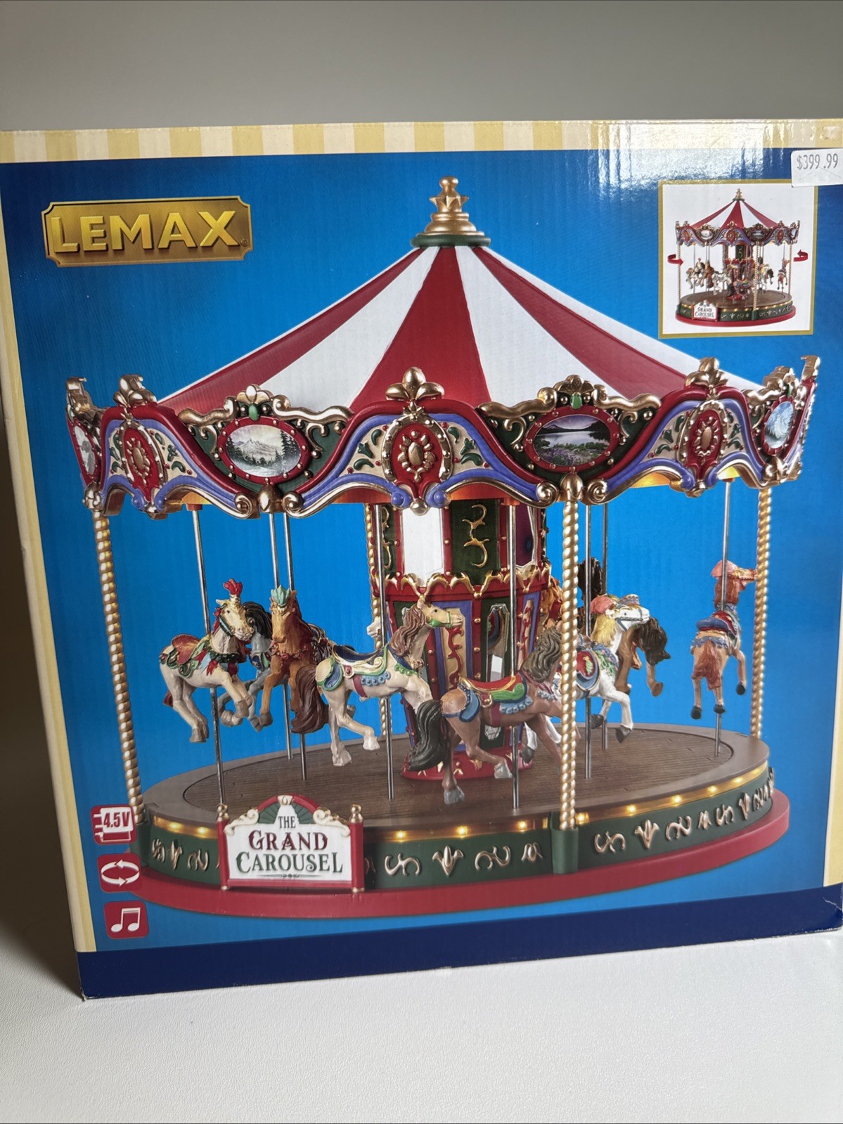 LEMAX The Grand Carousel 84349 NIOB Sights and Sounds LEMAX The Grand Carousel 84349 NIOB Sights and Sounds