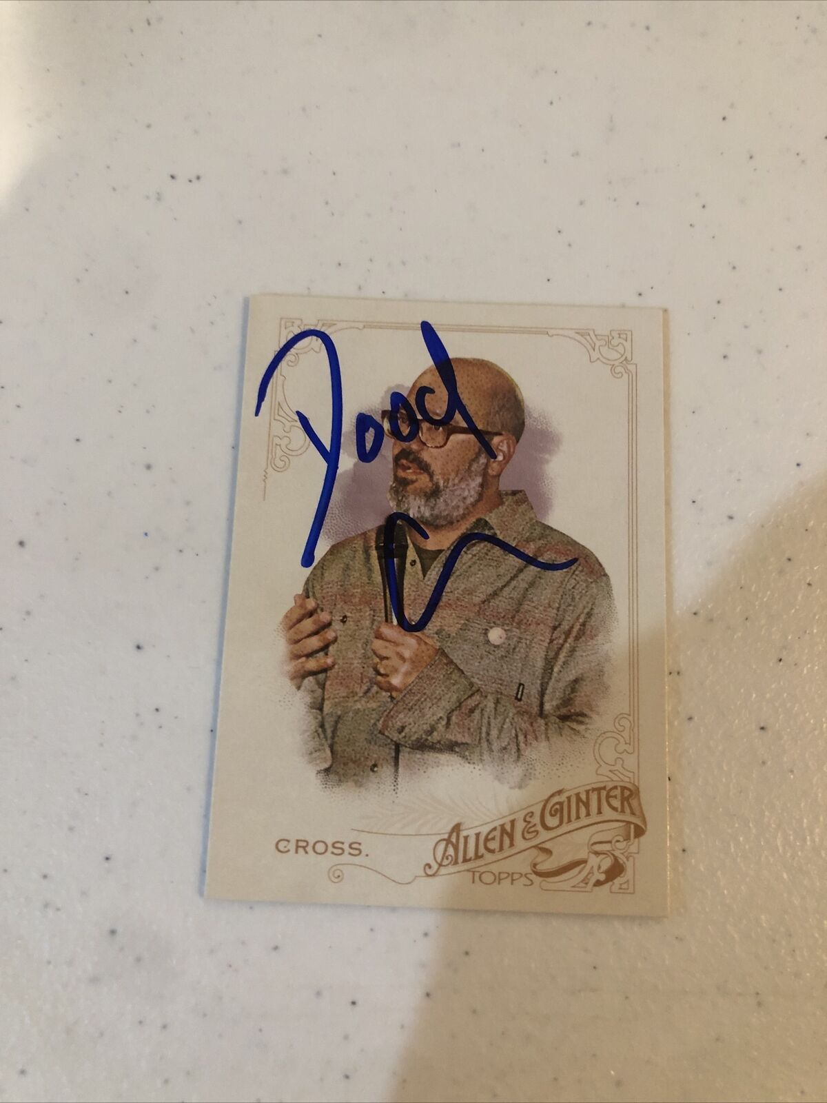 DAVID CROSS SIGNED AUTOGRAPH 2015 TOPPS ALLEN & GINTER TRADING CARD ACTOR COMEDY