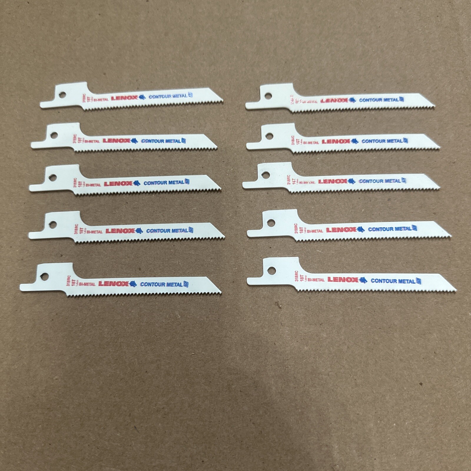 10pc LENOX 20521-318RC 18T BI-METAL RECIPROCATING SAW BLADE (10 Pack)