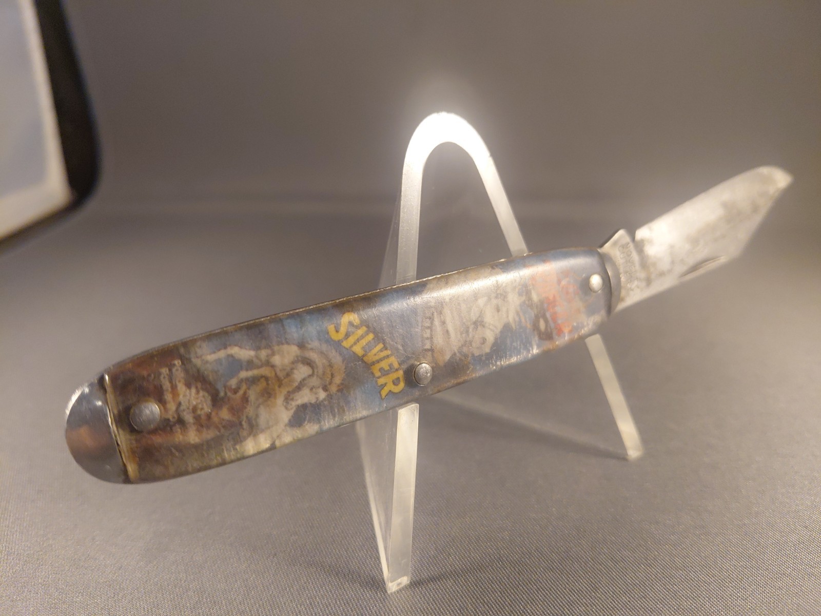 Vtg. RARE Lone Ranger & Silver Novelty Cutlery folding Pocket Knife Ireland EUC Vtg. RARE Lone Ranger & Silver Novelty Cutlery folding Pocket Knife Ireland EUC