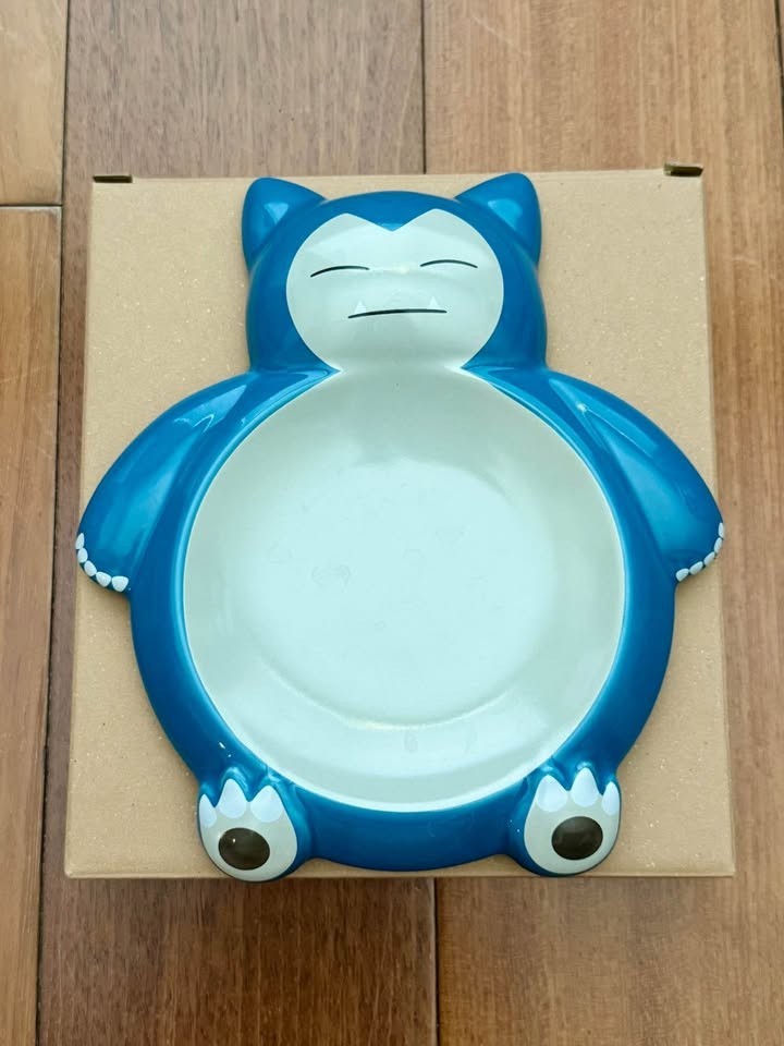 Pokemon Cafe SNORLAX Ceramic Plate Pokémon Cafe Exclusive - New
