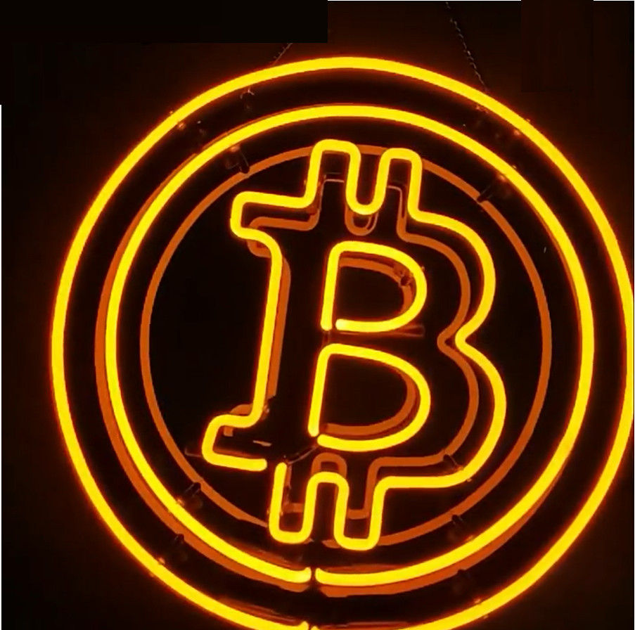 Bitcoin Crypto Symbol Acrylic 16 Bitcoin Crypto Symbol Acrylic 16