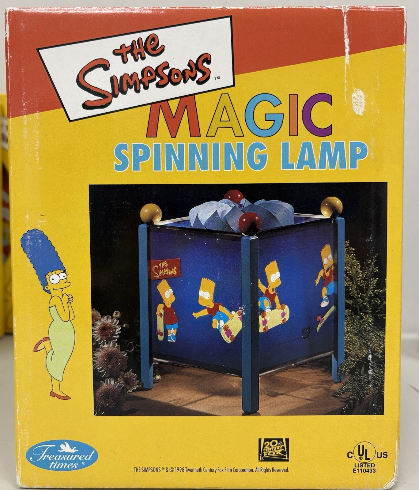 Vintage 1998 The Simpsons Magic Spinning Lamp by Treasured Times Vintage 1998 The Simpsons Magic Spinning Lamp by Treasured Times