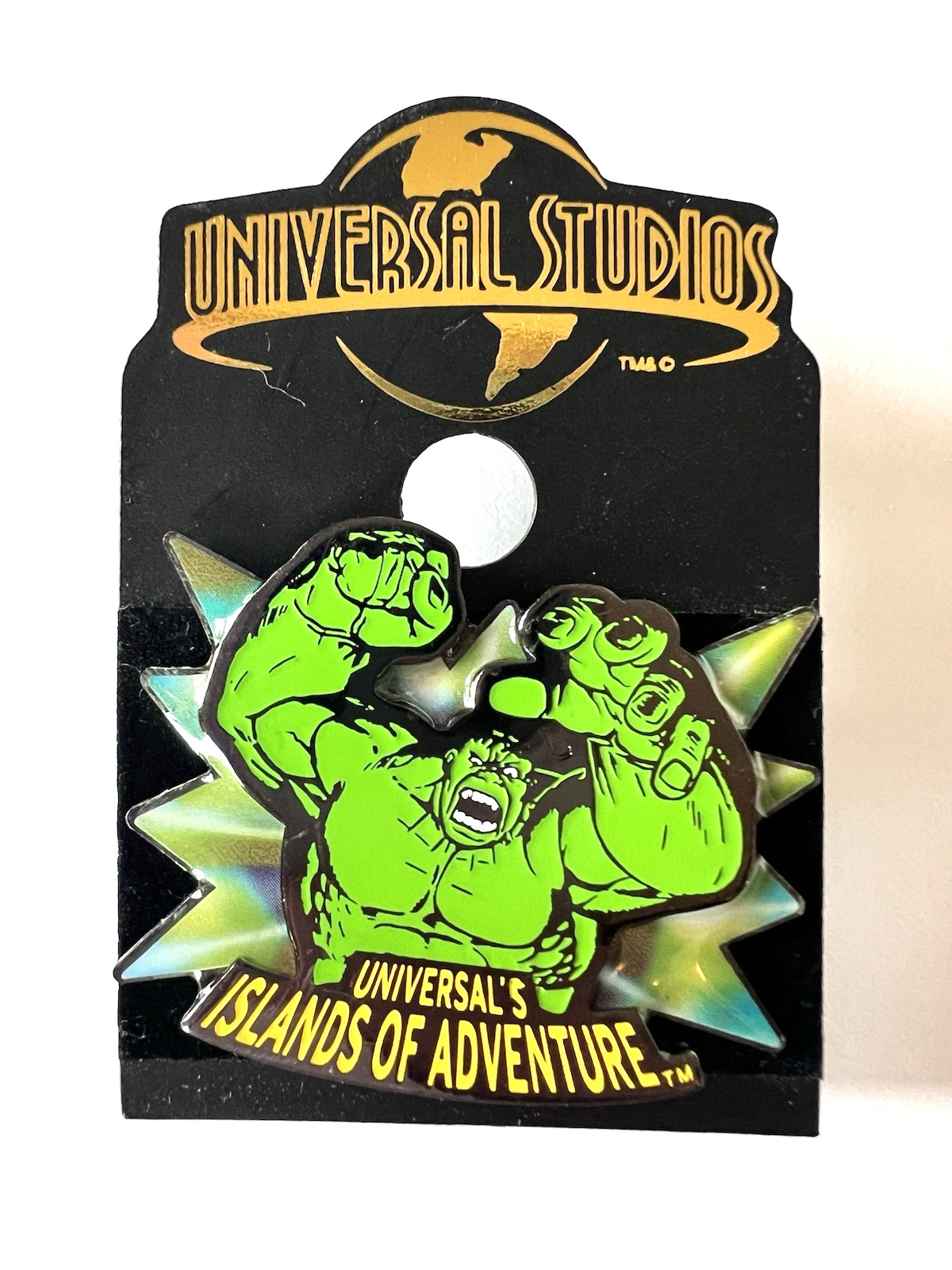 New 2002 Incredible Hulk Islands Of Adventure Universal Studios Pin 