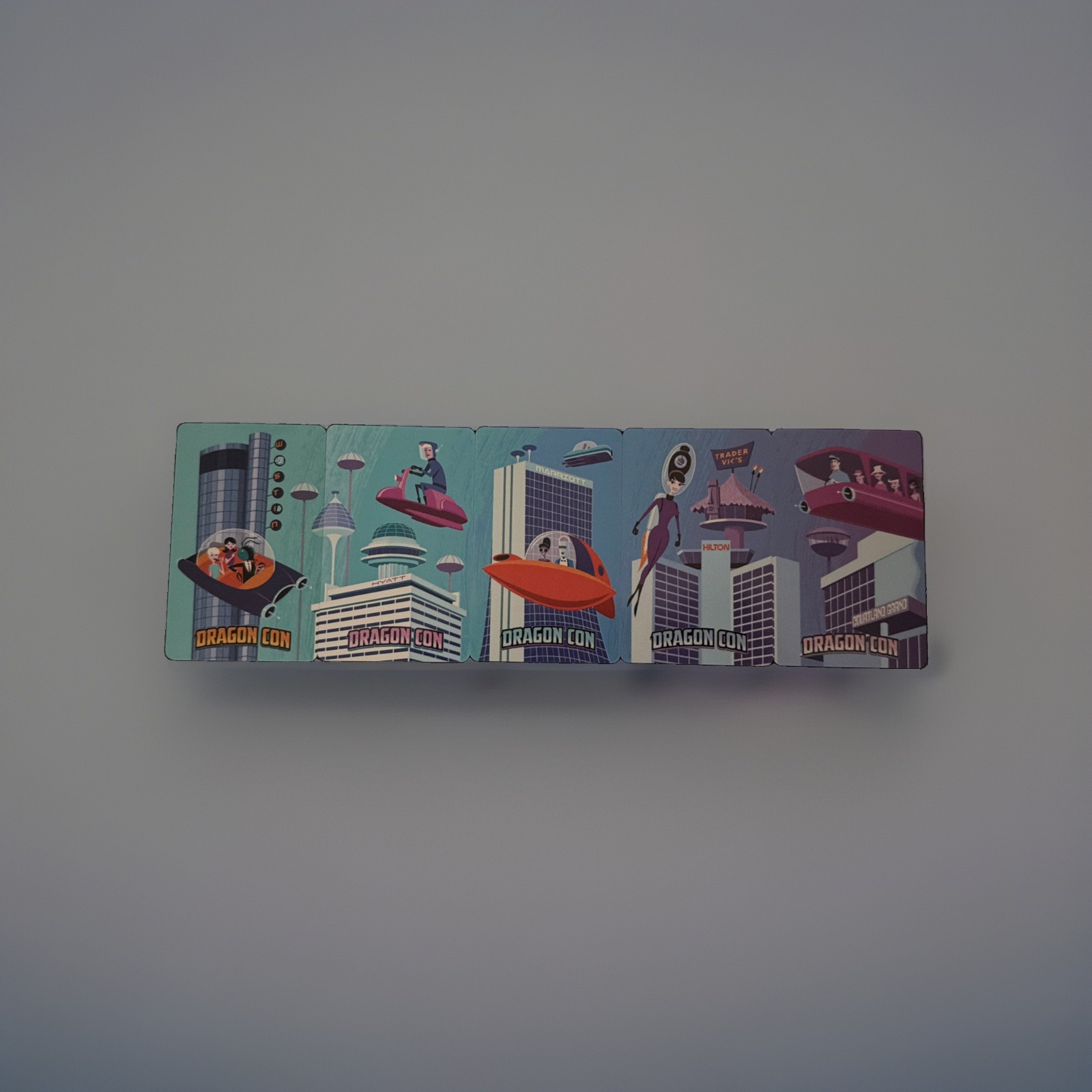 DragonCon 2026 Exclusive Key Cards Full Set Of 5 Limited Edition
