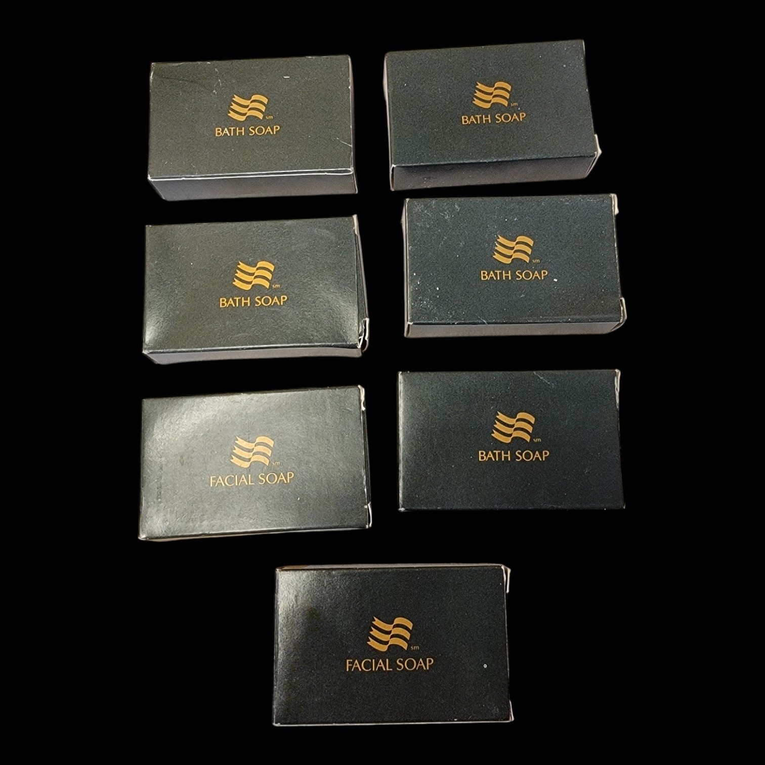 7 Vintage Crowne Plaza Hotel Amenity Bar Soaps Bath & Facial Soap