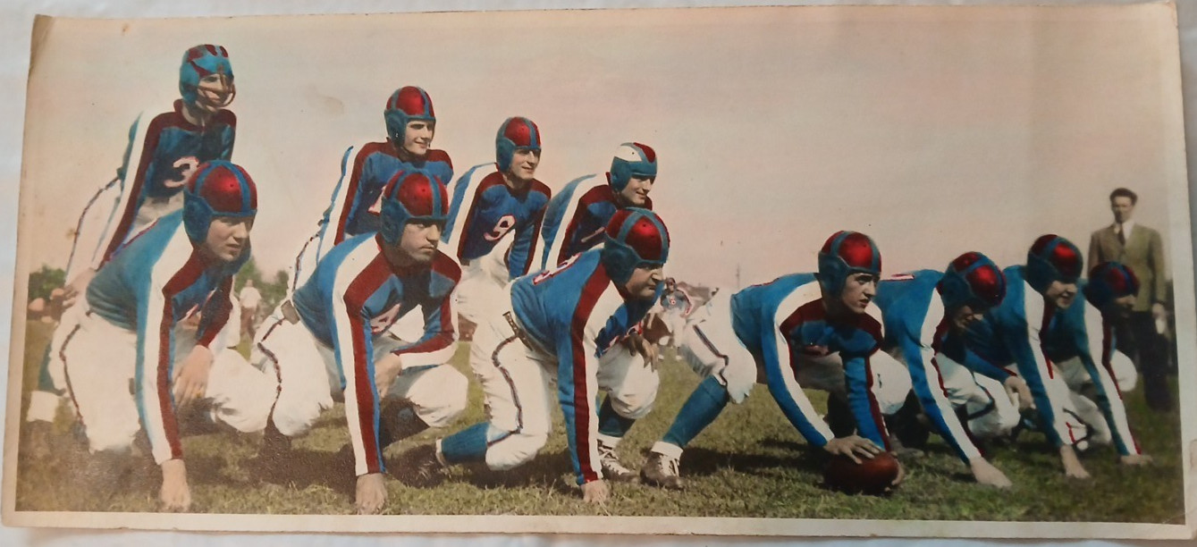 1930s Philadelphia Eagles Early Shot UNFINISHED TINTING 12.7\ 1930s Philadelphia Eagles Early Shot UNFINISHED TINTING 12.7\