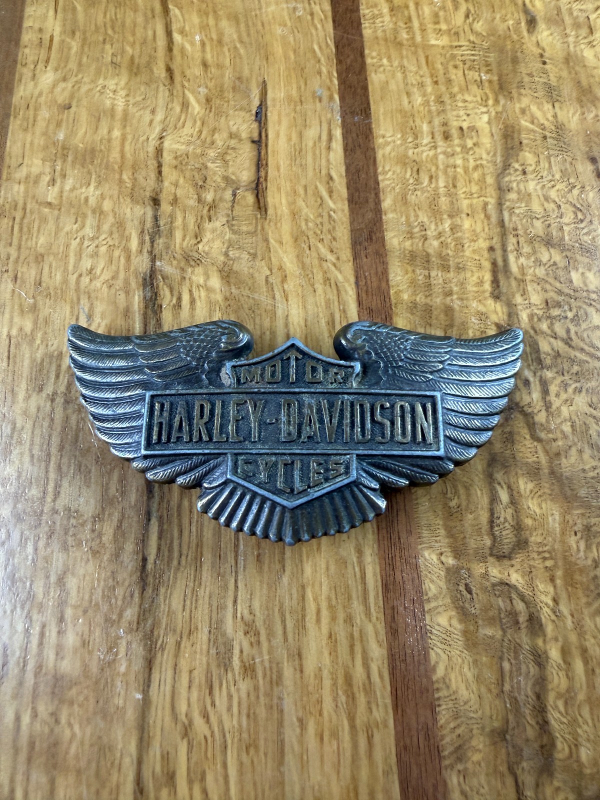 Righteous Products 1973 Bronze Harley Davidson Wings Belt Buckle Righteous Products 1973 Bronze Harley Davidson Wings Belt Buckle