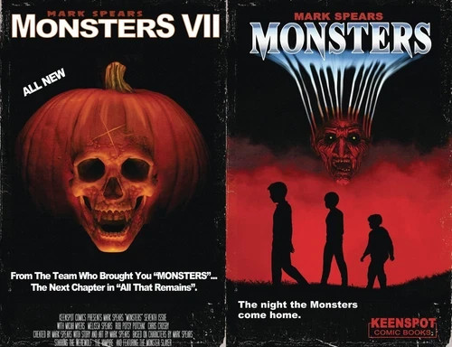 Mark Spears Monsters #7 - 1st Printing Foil  2025 - Halloween 2 And 3 Homage