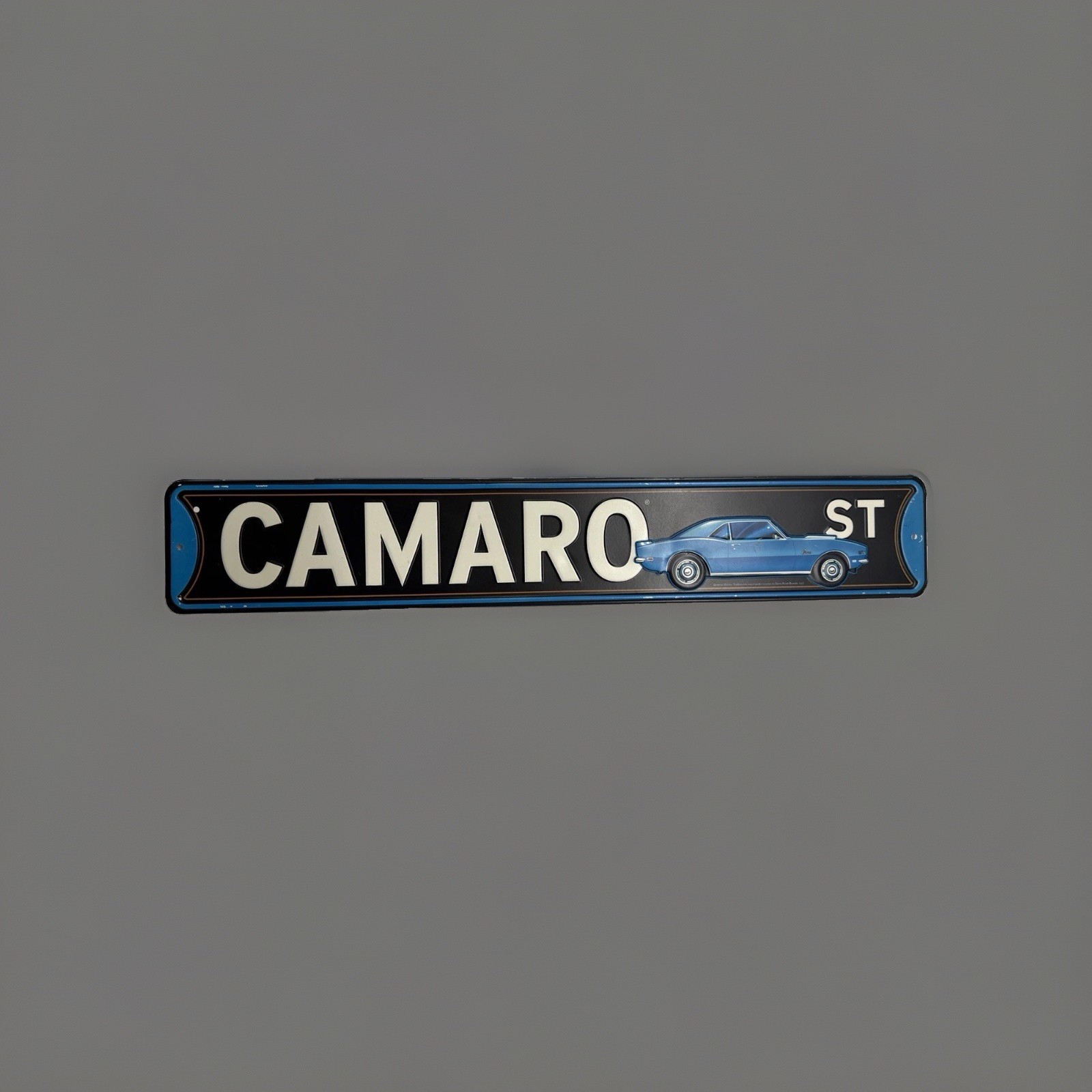 1969 Chevrolet Camaro GM Licensed Metal Sign 21 Inch Chevy Garage Decor 1969 Chevrolet Camaro GM Licensed Metal Sign 21 Inch Chevy Garage Decor