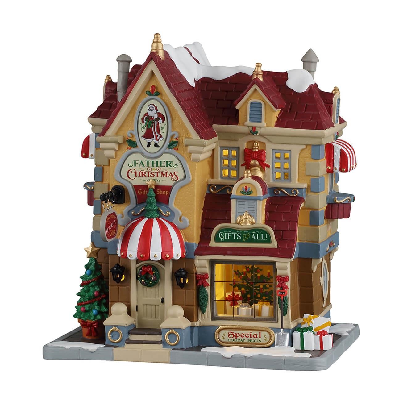 Lemax Caddington Village Father Christmas Gift Shop 65562 Lemax Caddington Village Father Christmas Gift Shop 65562