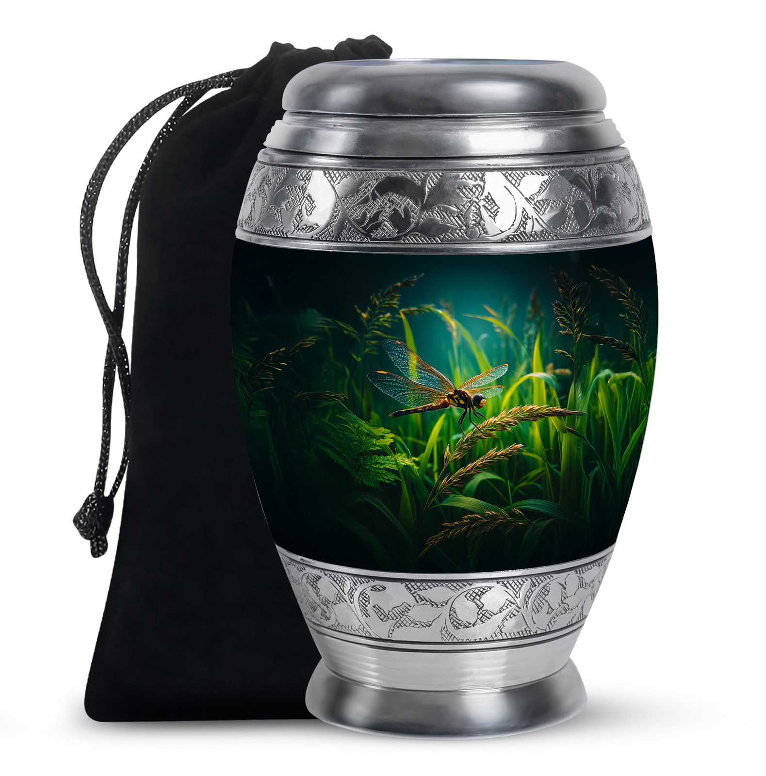 Dragonfly'S Peace Decorative Urn For Ashes Adult Female (10 Inch)