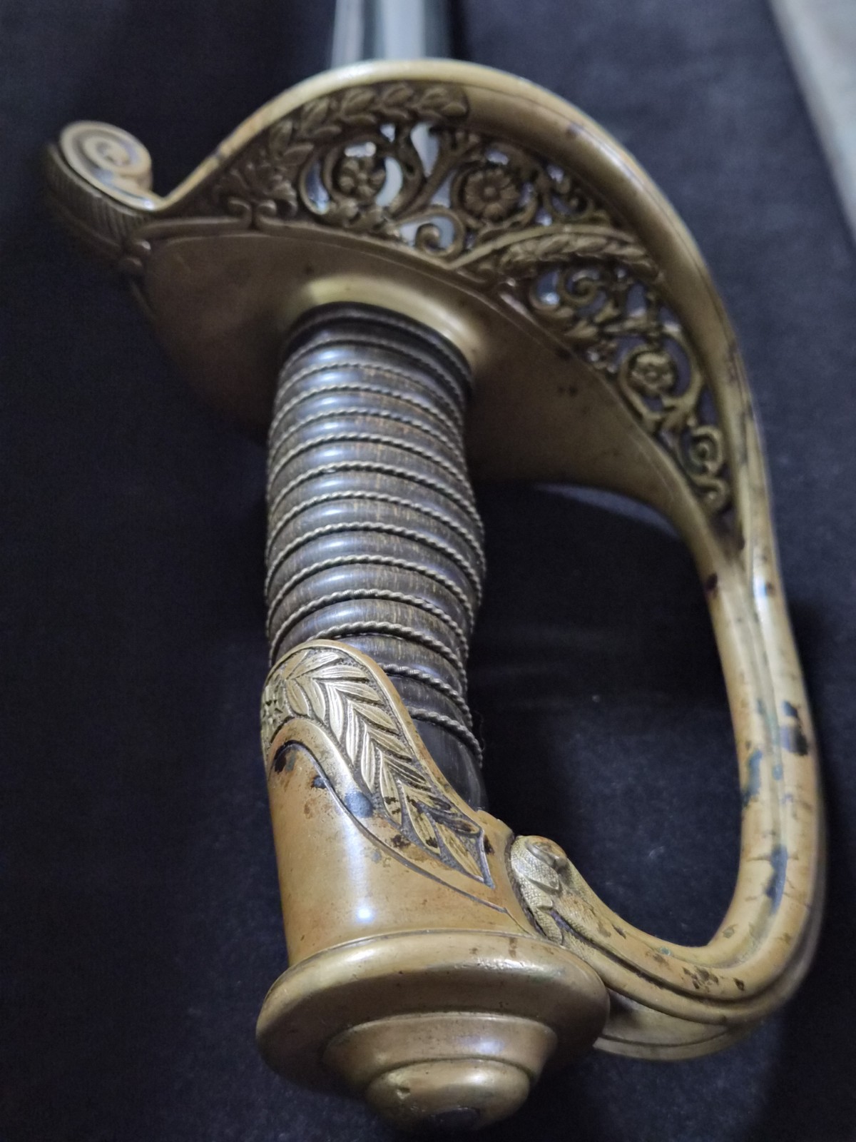 Antique 1890 French Infantry Officer Sabre w/ Original Scabbard Antique 1890 French Infantry Officer Sabre w/ Original Scabbard