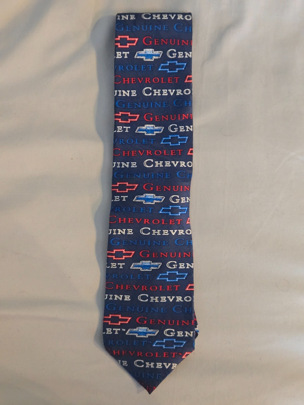 Vintage RM Style Genuine Chevrolet 100% Silk Neck Tie