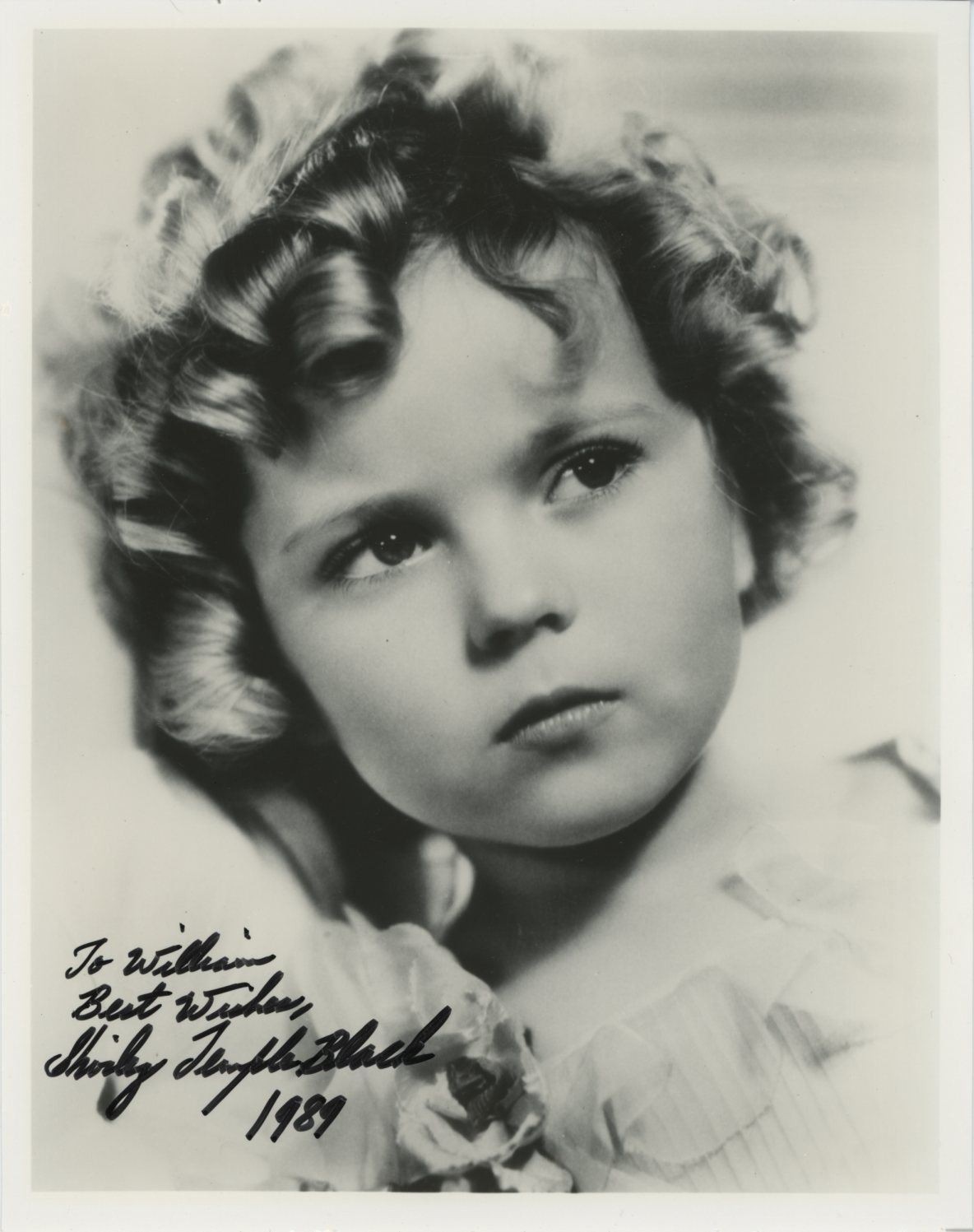 Shirley Temple Black-Vintage Signed Photograph