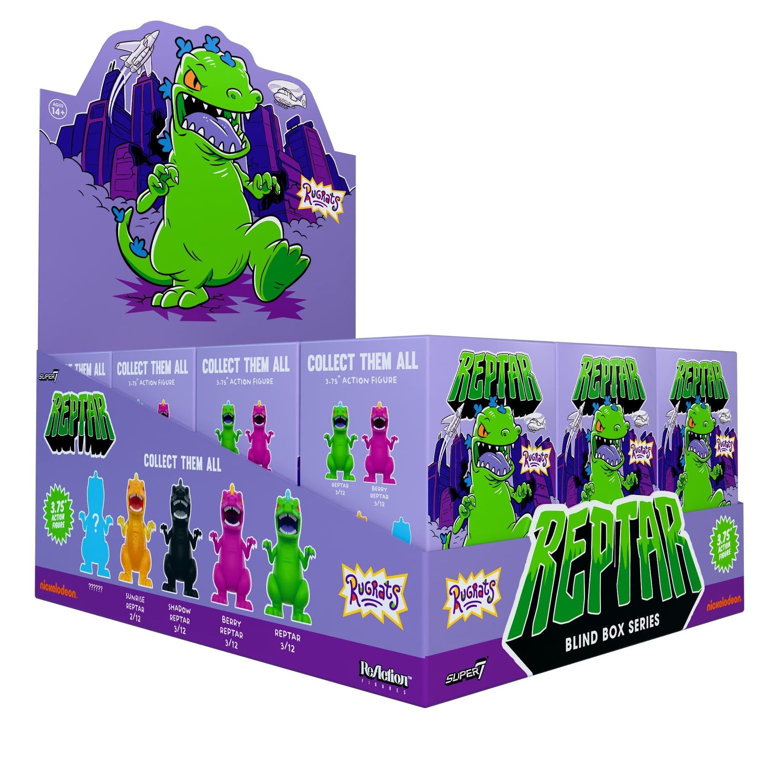 Super7 Rugrats Reptar Blind Box Wave 01 - Set of 12 Action Figures - Blind Bo... Super7 Rugrats Reptar Blind Box Wave 01 - Set of 12 Action Figures - Blind Bo...