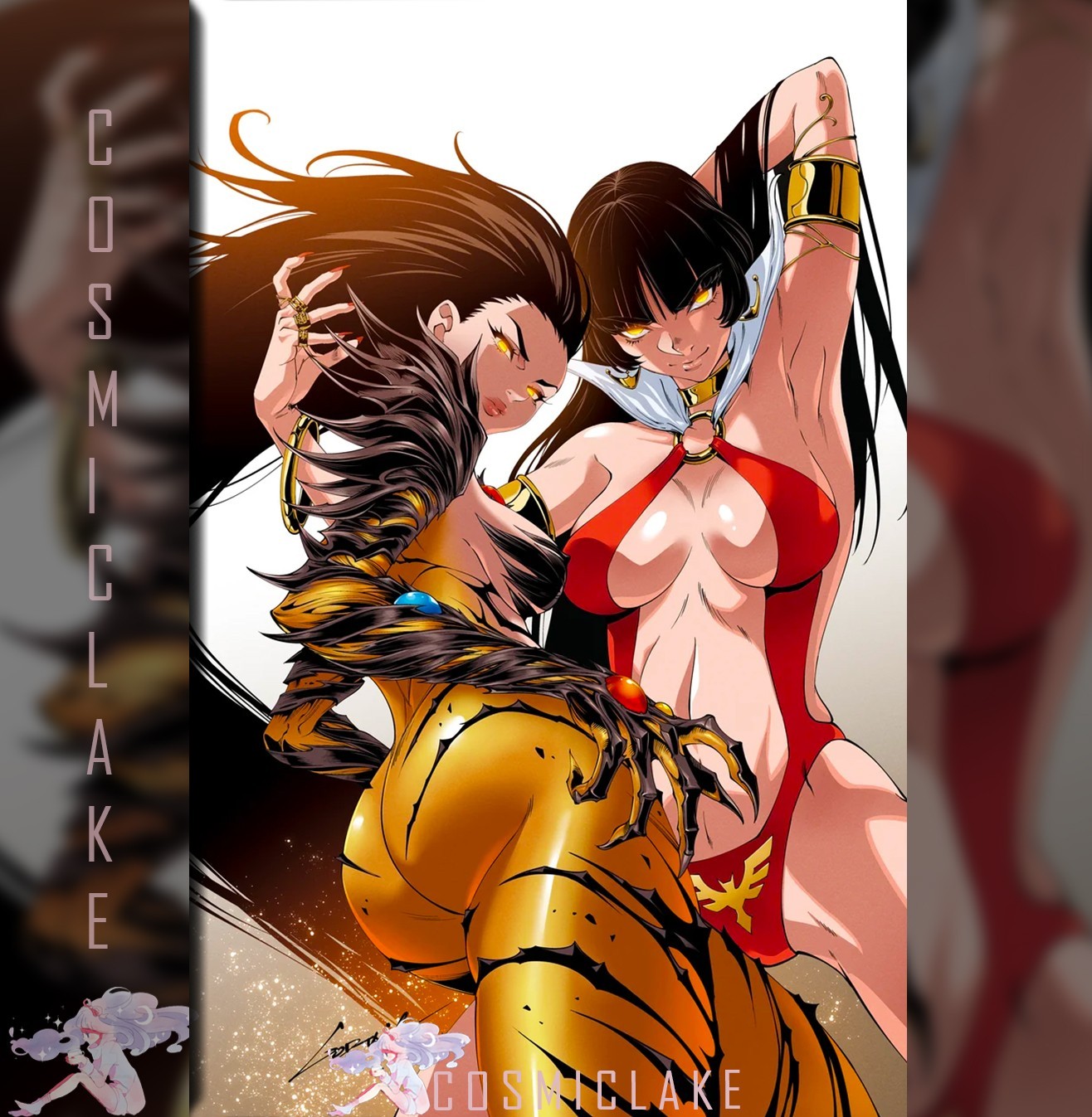 Vampirella x Witchblade #1 Godtail Exclusive Variant Ltd 500 Presale 9/25☆