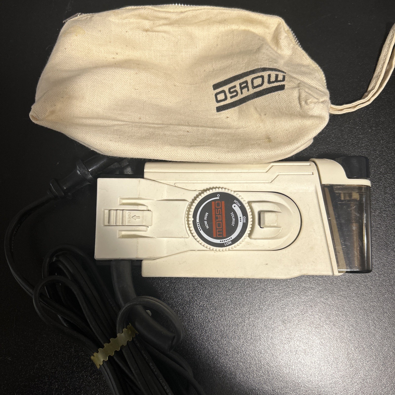 OSROW SD-03T-G Mini Portable Travel Iron Vintage OSROW SD-03T-G Mini Portable Travel Iron Vintage