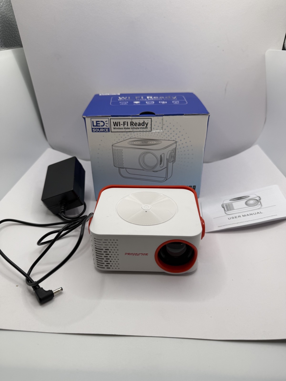 Mini Projector WiFi Ready 1080P LED Home Theater Bundle w/ Remote Mini Projector WiFi Ready 1080P LED Home Theater Bundle w/ Remote