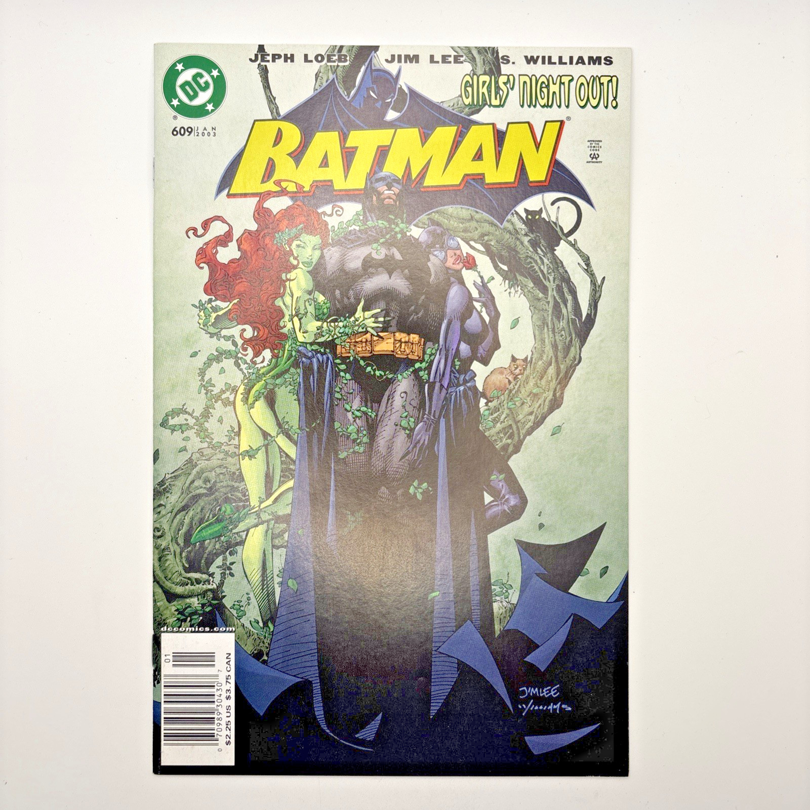 Batman #609 🔥 est 7.5 VF- 2003 1st print 🔑 rare newsstand ed 🦄 1st Hush