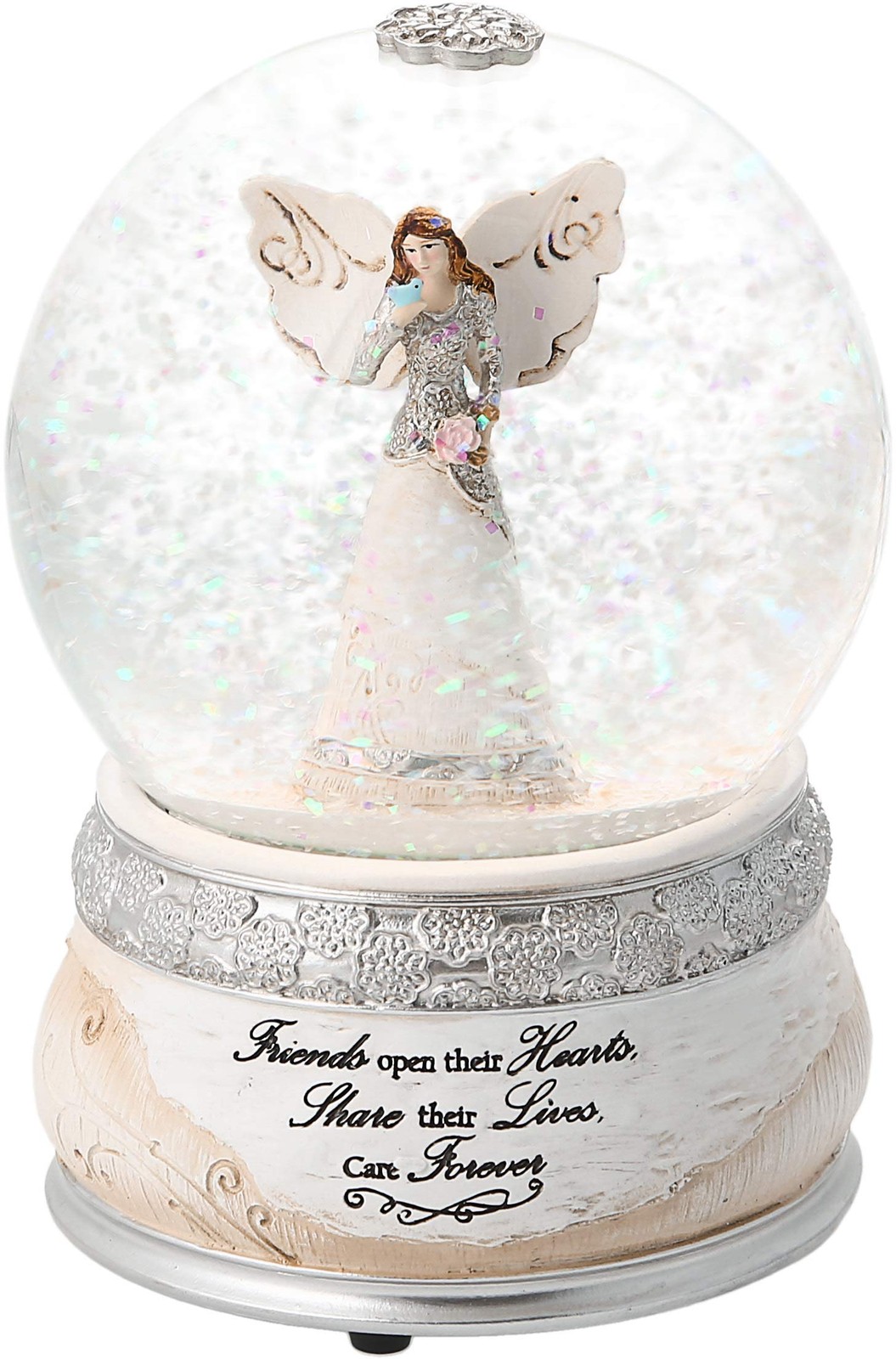 Pavilion Gift Elements Friends Angel Musical Waterglobe 6