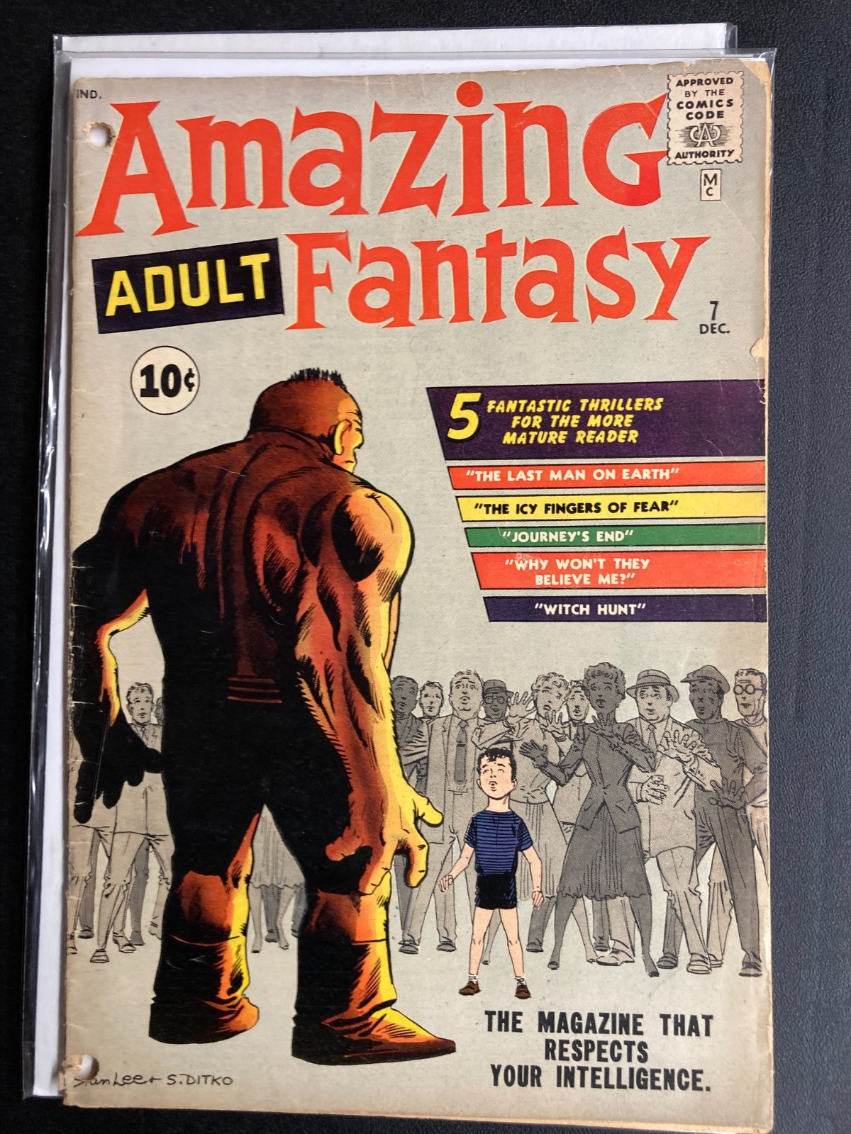 Amazing Adult Fantasy 7 Stan Lee Steve Ditko 1961