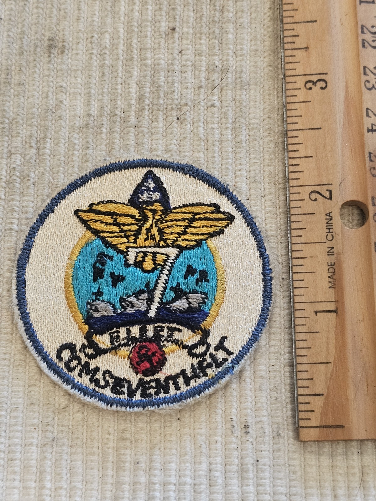 1960s 70s USN Navy Vietnam Cold War Japanese Made 7th Fleet Patch L@@K