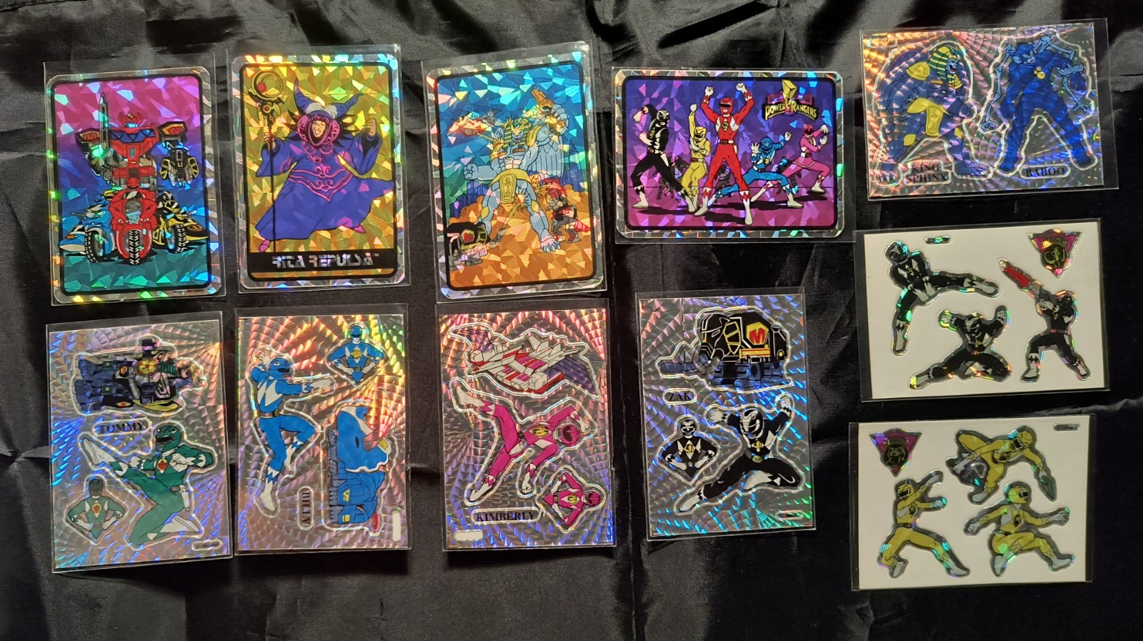 1994 Mighty Morphin Power Rangers Saban Vending Machine Stickers -LOT of 11 1994 Mighty Morphin Power Rangers Saban Vending Machine Stickers -LOT of 11