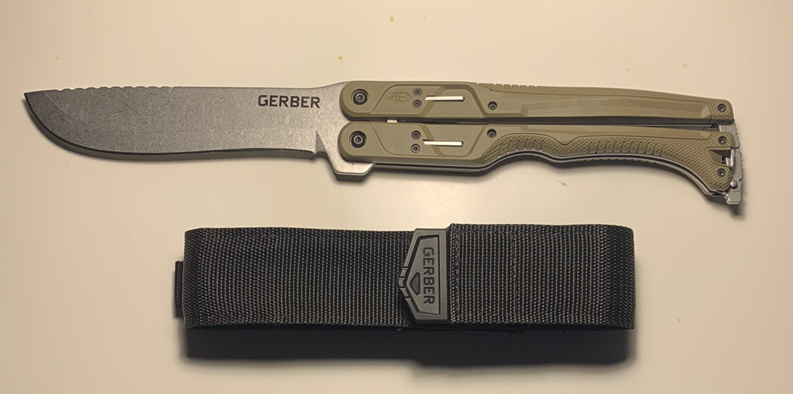 Gerber Doubledown Folding Machete Green