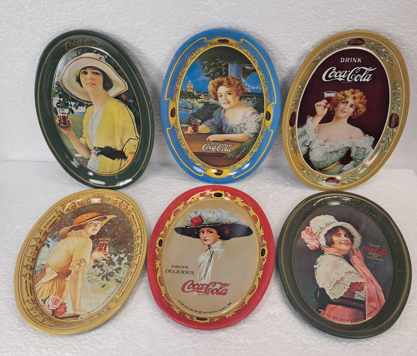 VINTAGE - SIX (6)   1973 COCA~COLA  - 6\