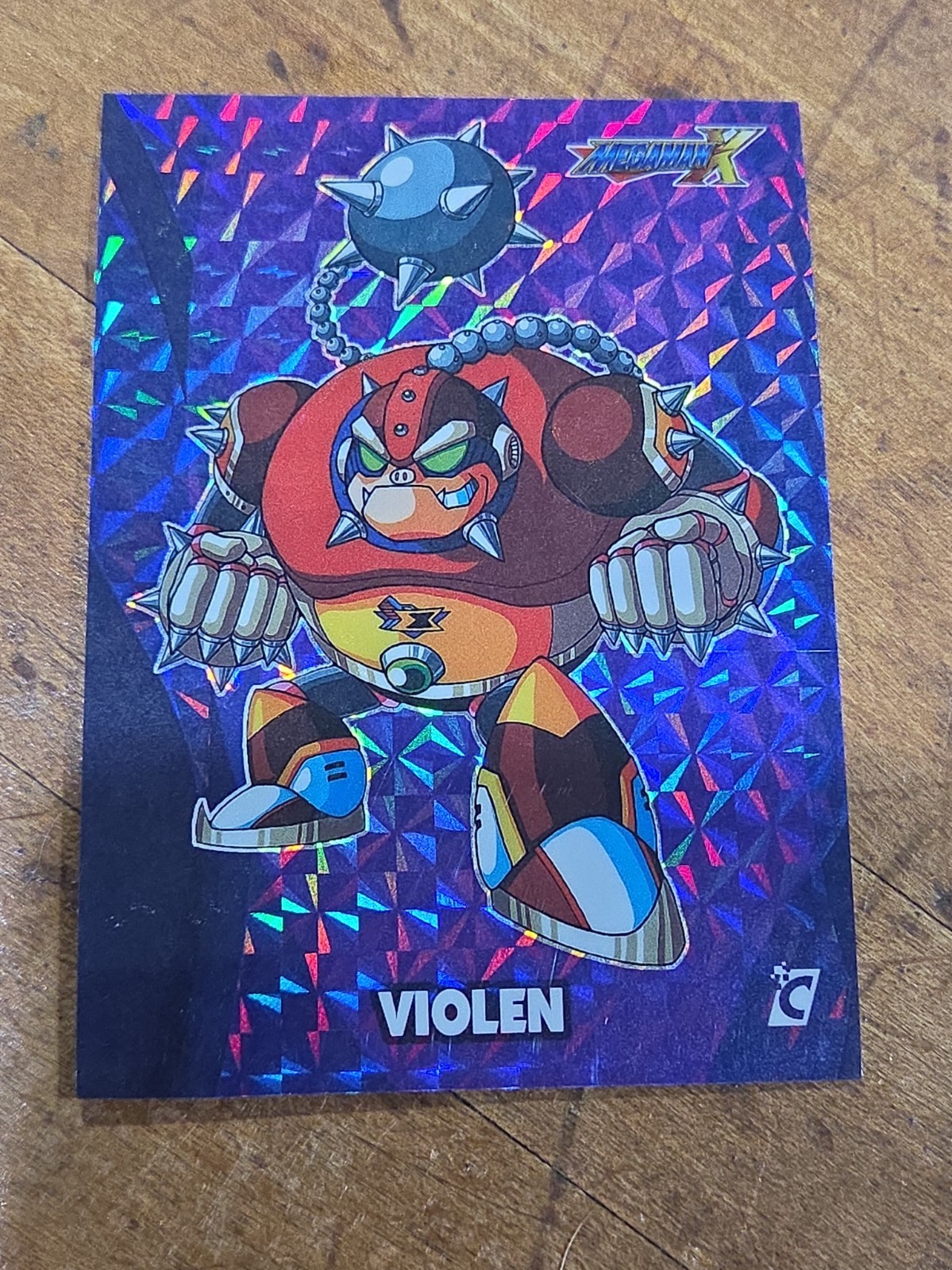 2025 Cardsmiths Mega Man X  Violen Card #22 Purple Megafractor #d 7/10