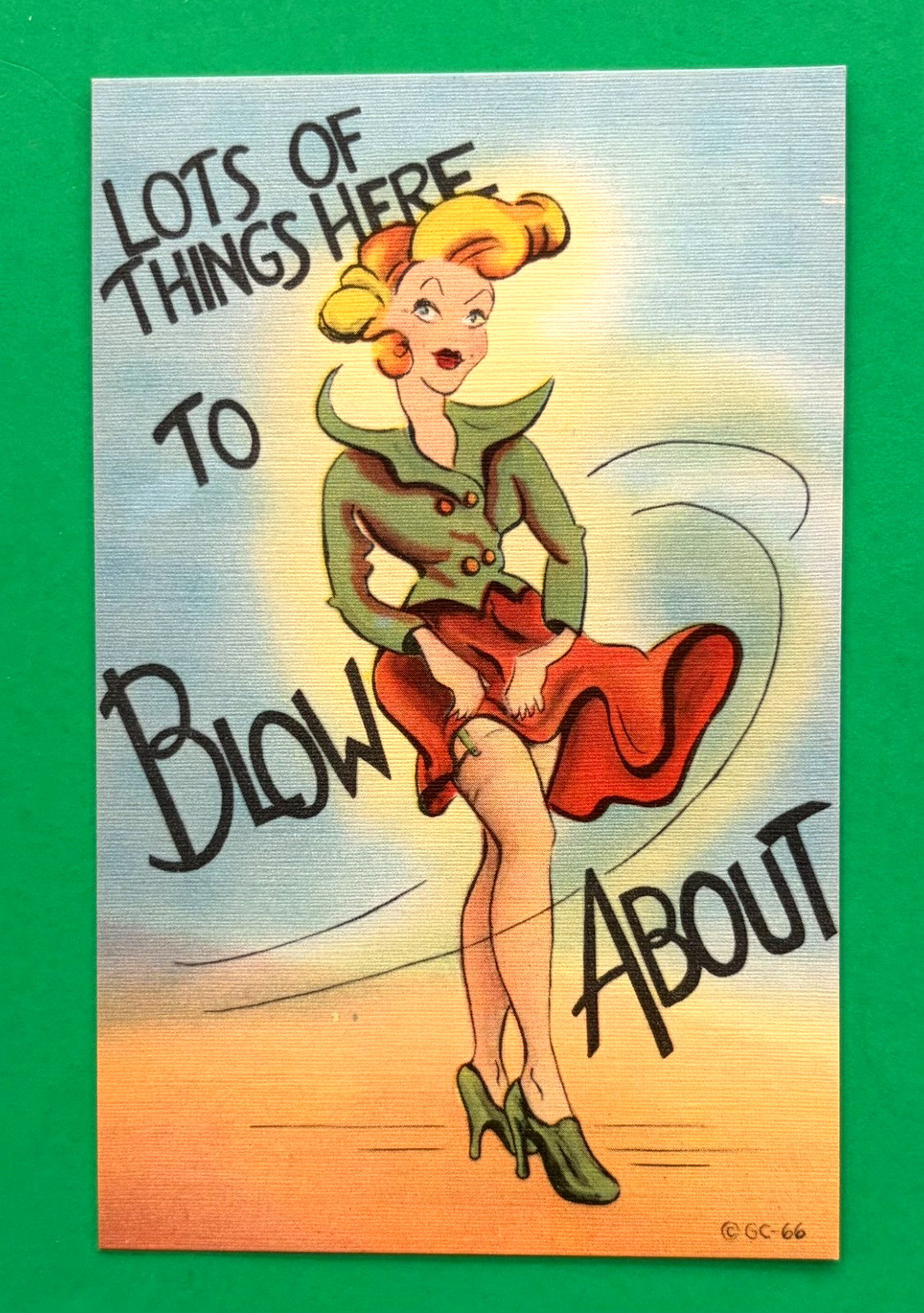 VINTAGE HUMOR / RISQUE COMIC POSTCARD