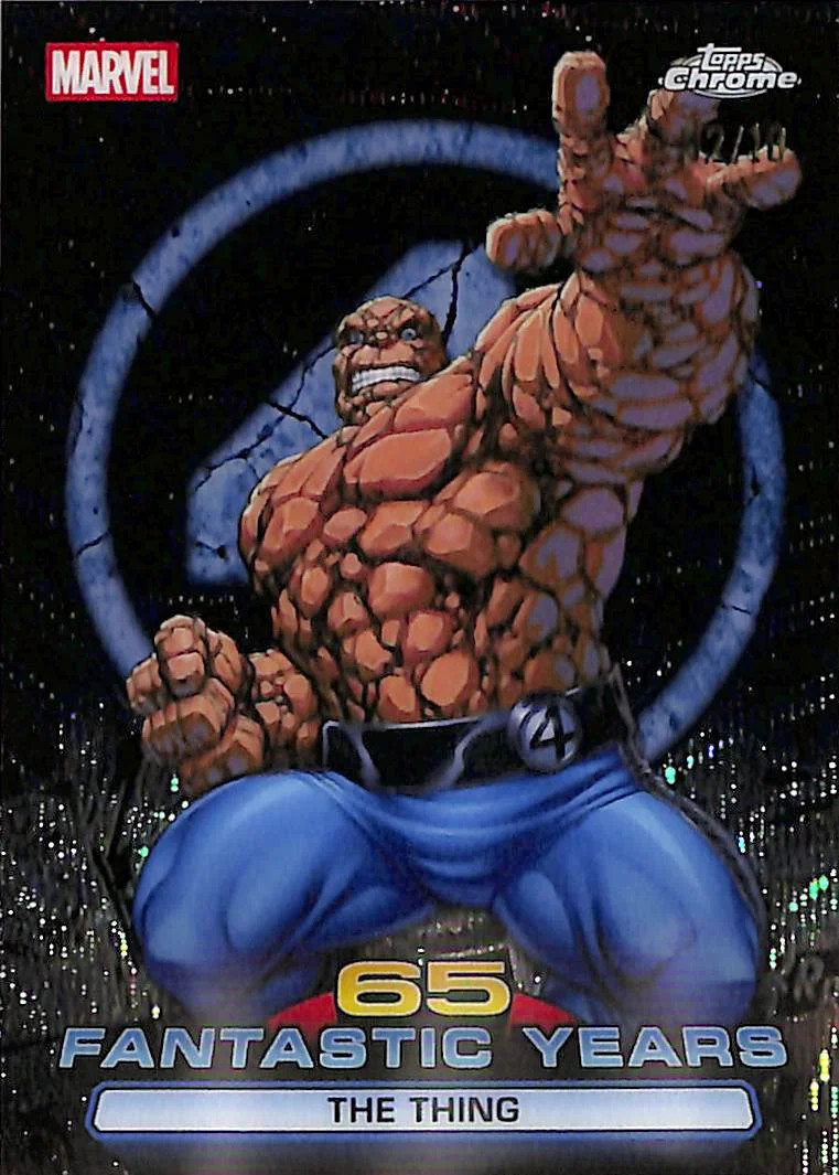 2026 Topps Chrome Marvel 65 Fantastic Years /10 #FY-04 THE THING 2026 Topps Chrome Marvel 65 Fantastic Years /10 #FY-04 THE THING