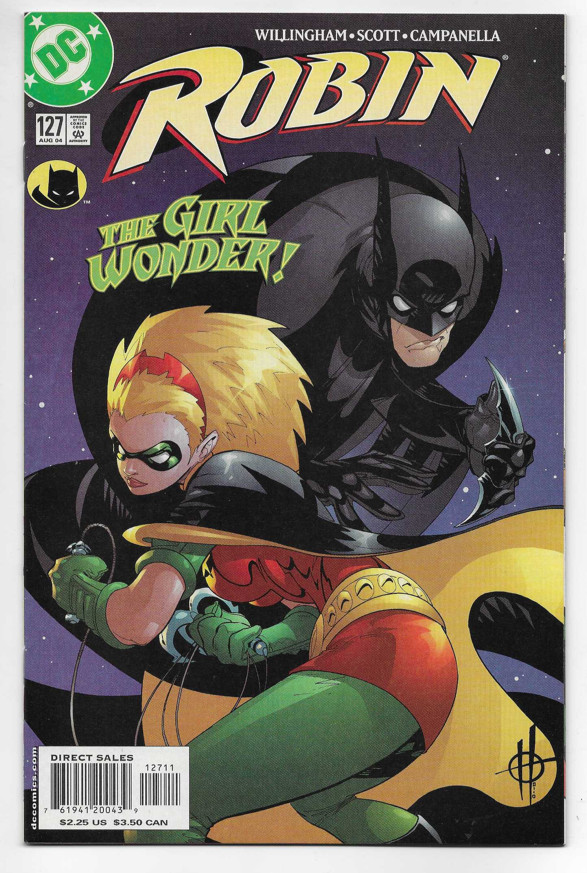 DC  ROBIN #127  'THE GIRL WONDER', 2004 VF/NM RANGE
