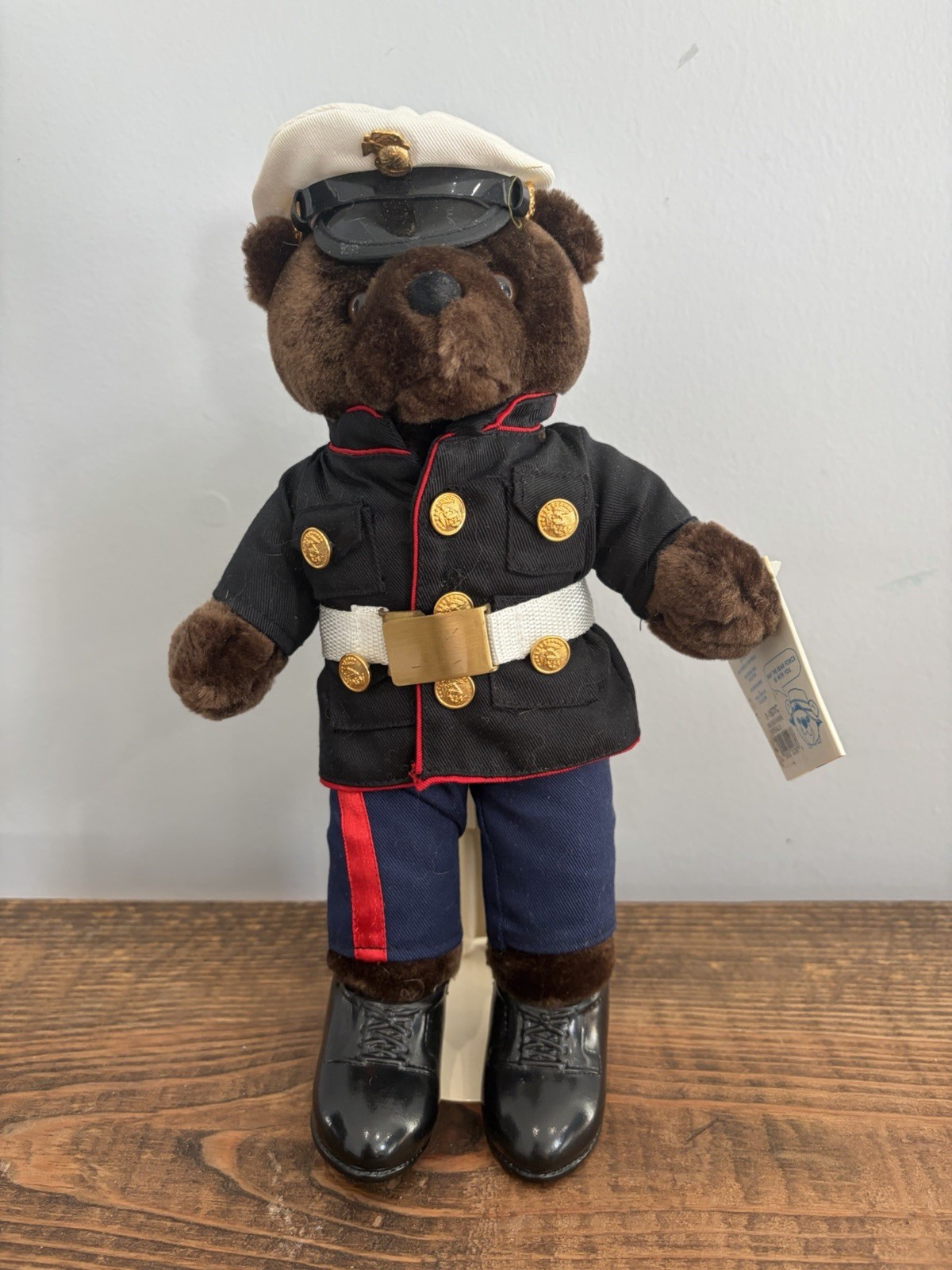 Vintage Ira Green Bear Forces of America USMC Marine Dress Blues Bear Pre-Owned