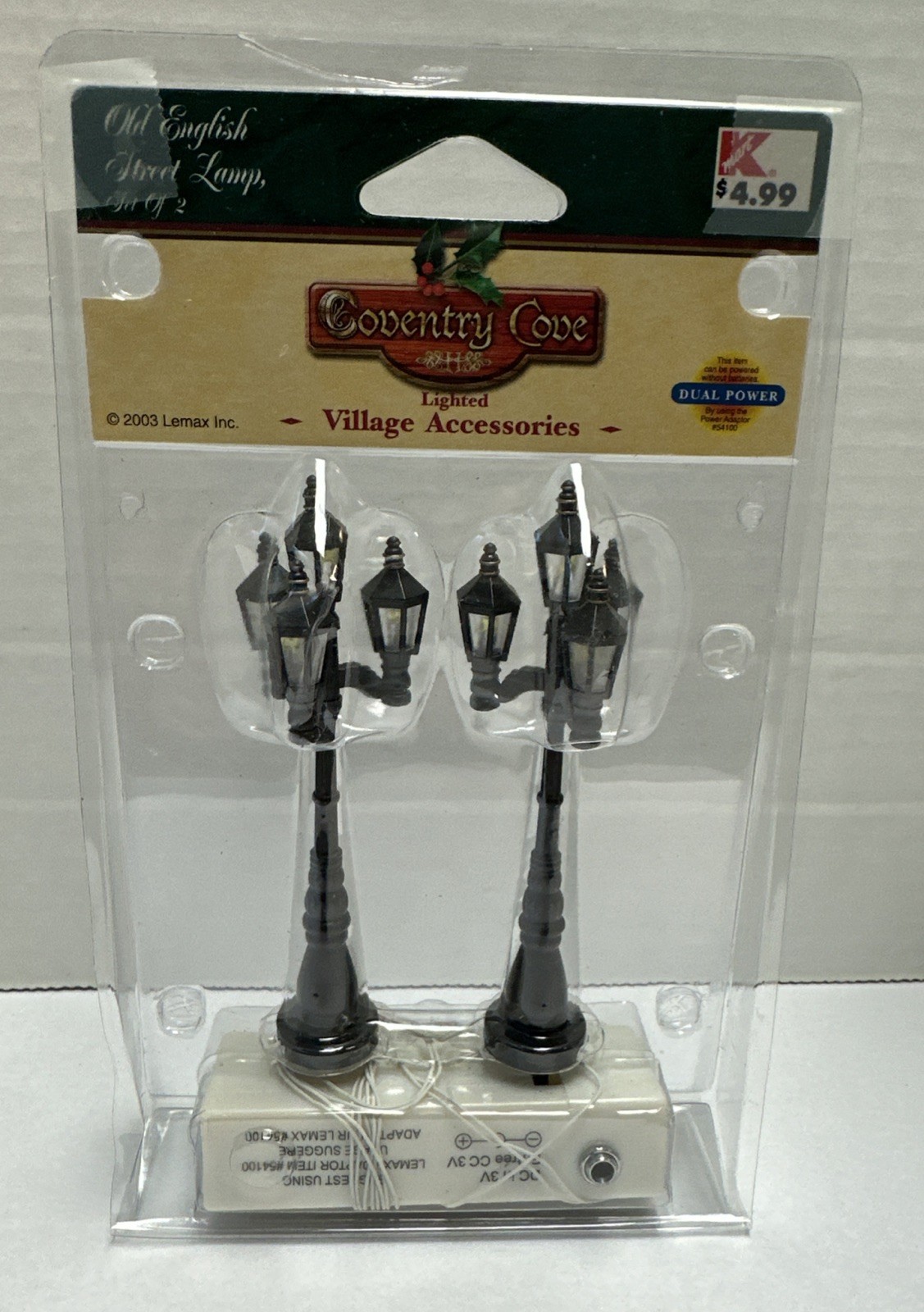 Lemax Coventry Cove Village Collectibles Old English Street Lamp Set 2  34902KM