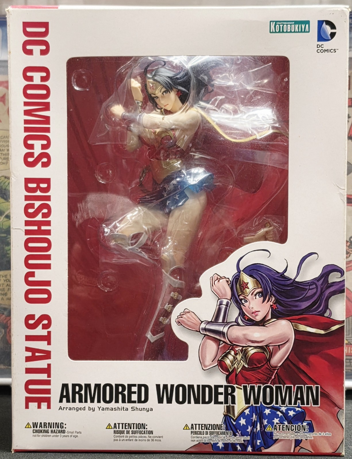 Kotobukiya DC COMICS Armored Wonder Woman 1/7 Scale Bishoujo Statue - NEW